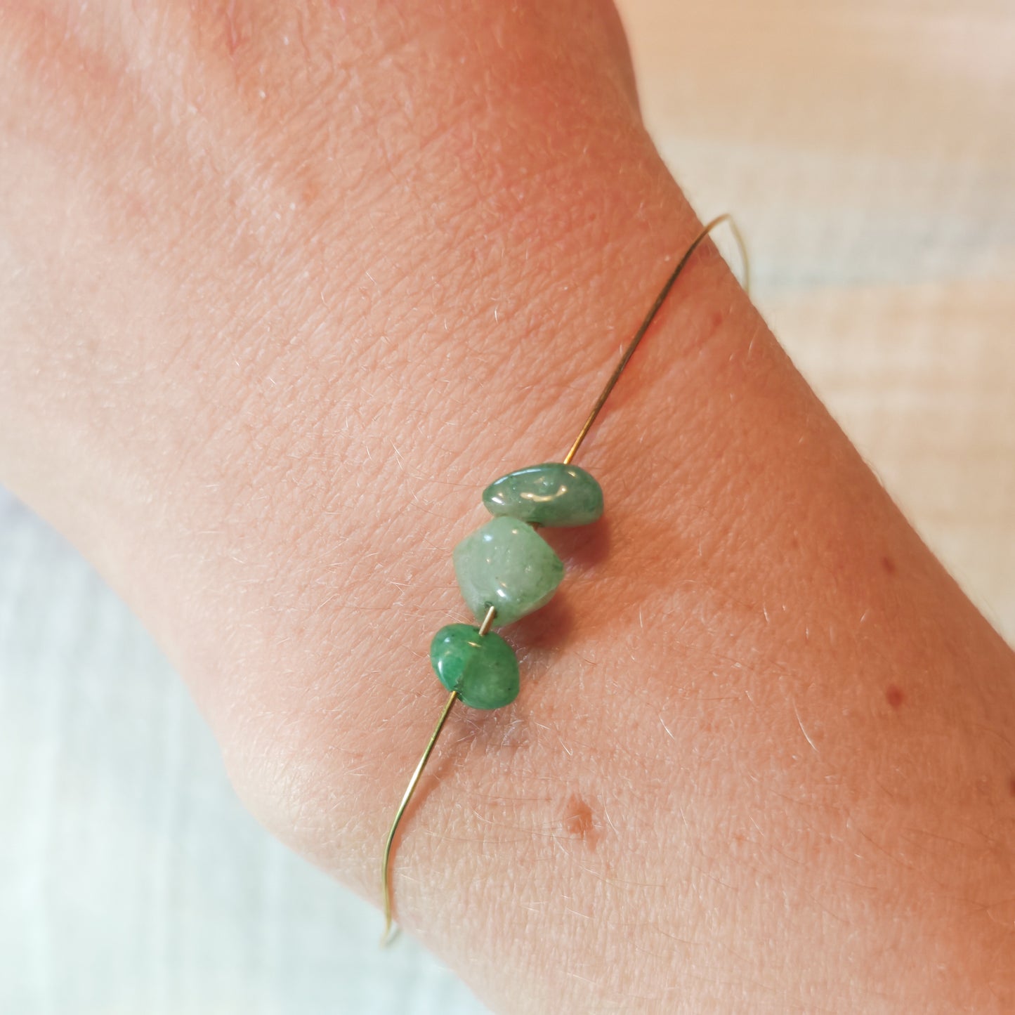 GRACIEUSE - bracelet jonc destroy - jade de Chine