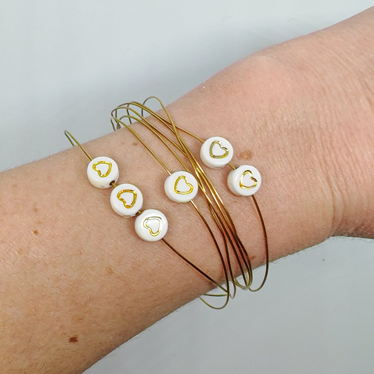 PASSIONNÉE - bracelet jonc destroy - semainier (7 joncs)