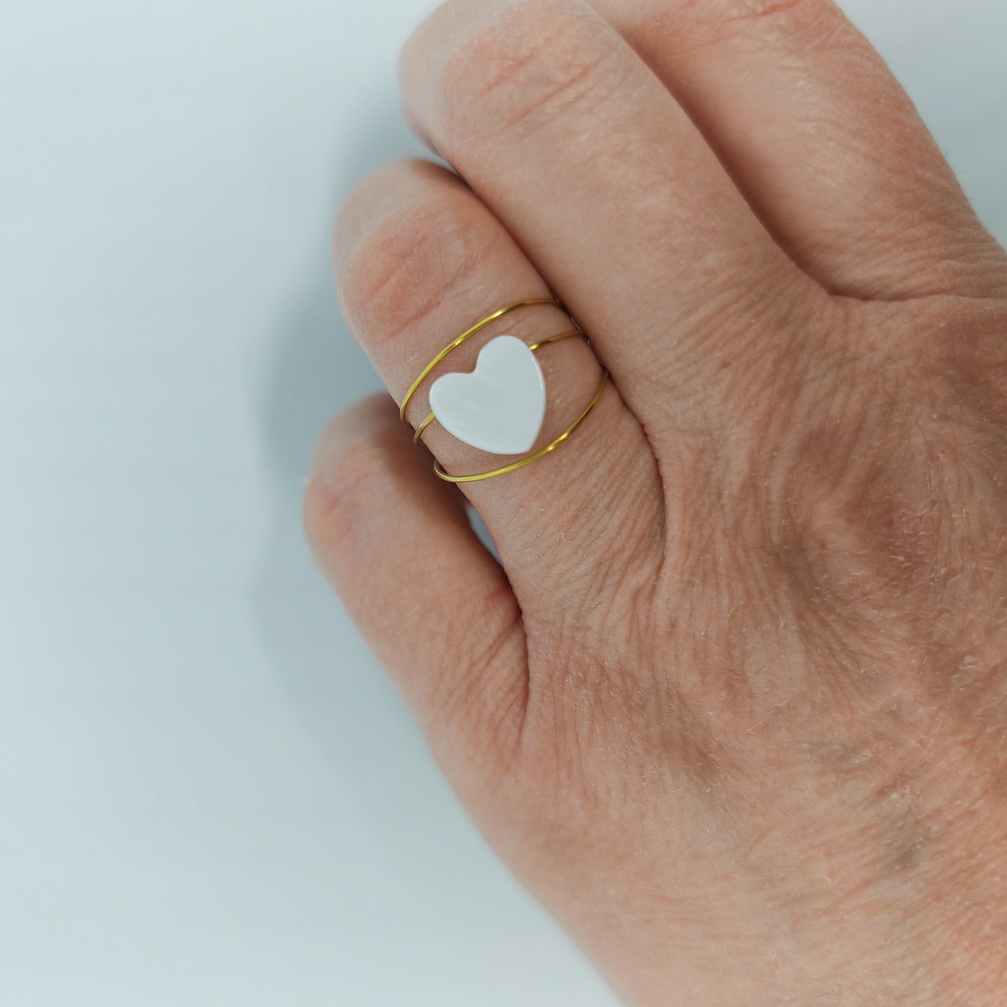 ROMANTIQUE - bague fine - 3 rangs