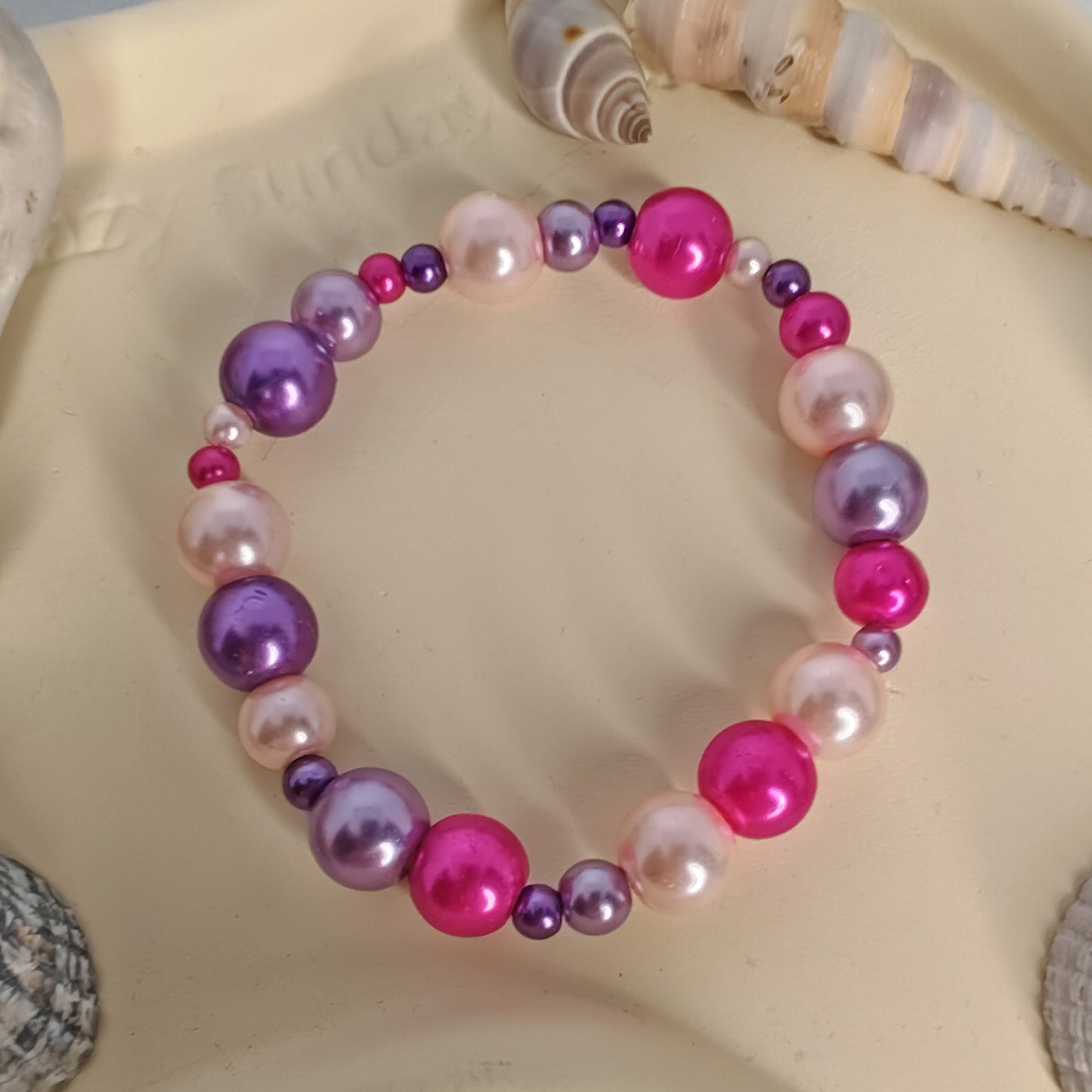 SINCÈRE - bracelet - perles de verres colorées