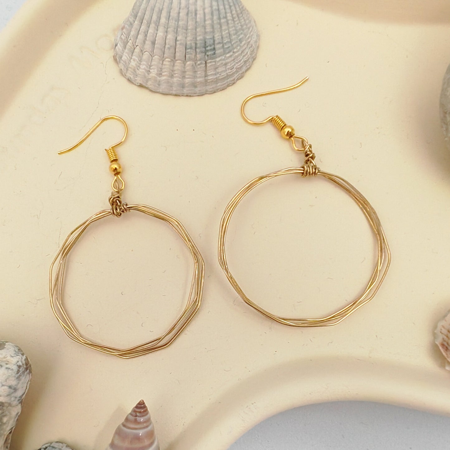 ENCHANTERESSE - boucles d'oreilles - anneaux