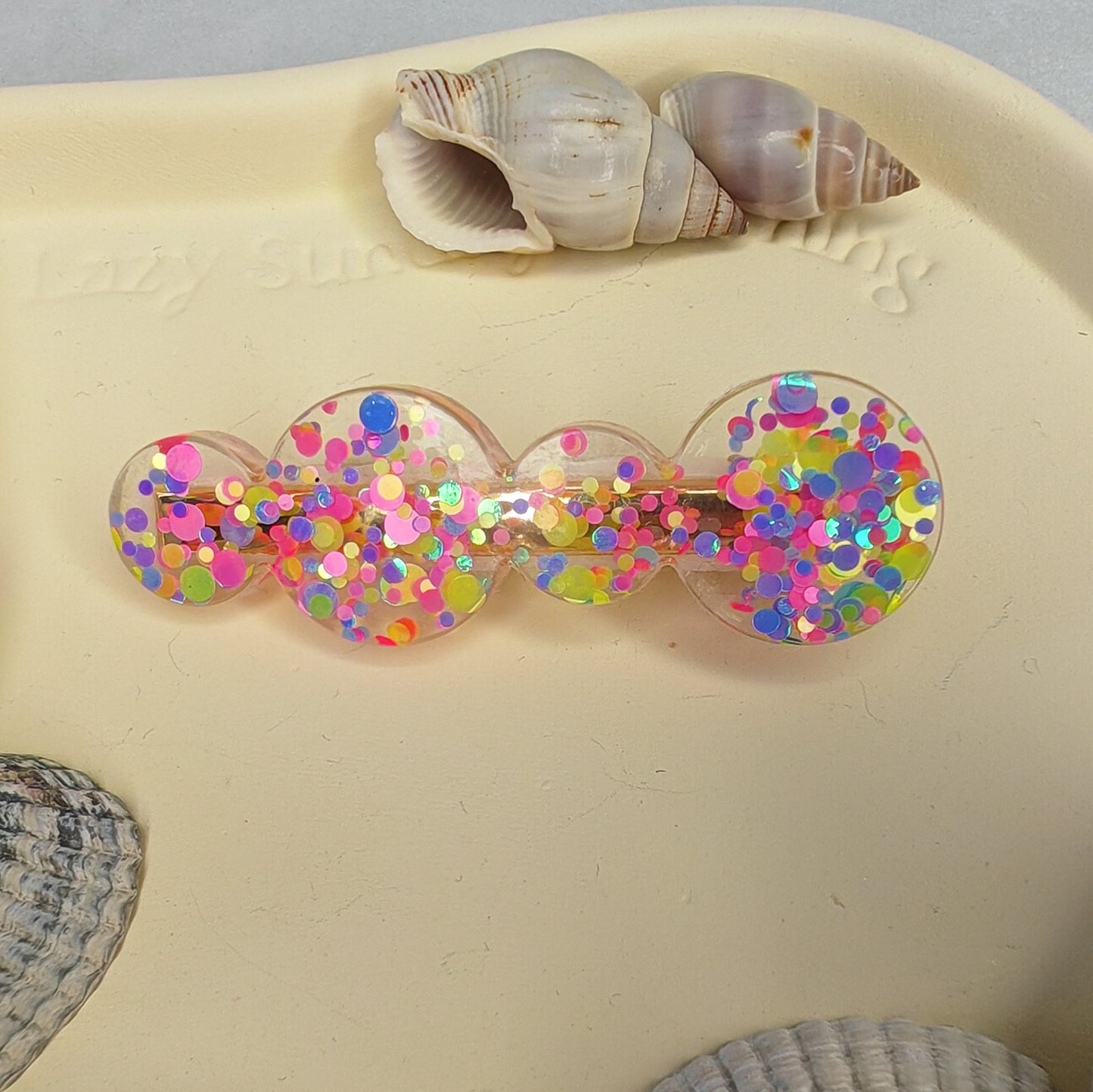 JOUFFLUE - barrette cheveux - 4 ronds