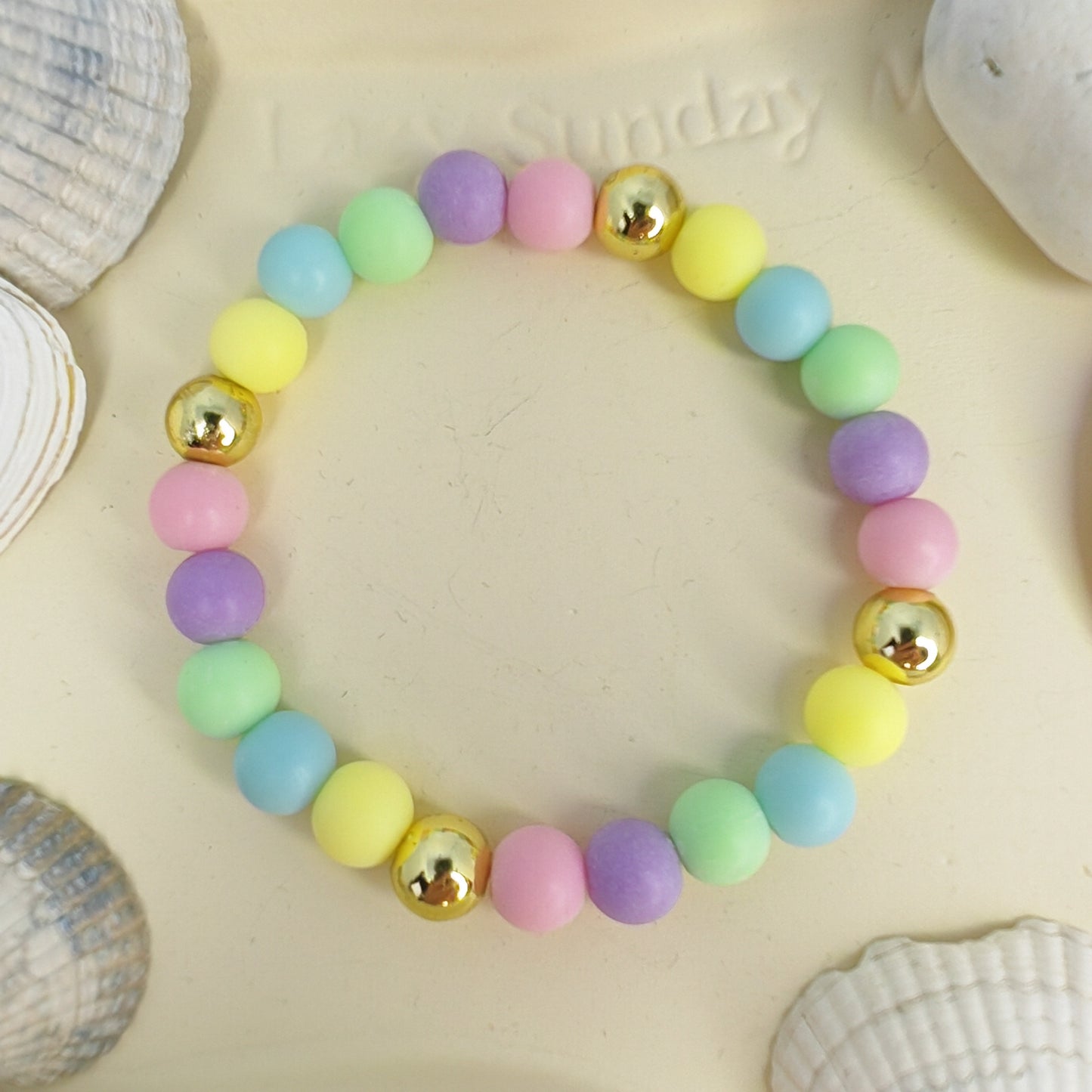ACIDULÉ - bracelet perles pastel - PLUSIEURS COLORIS