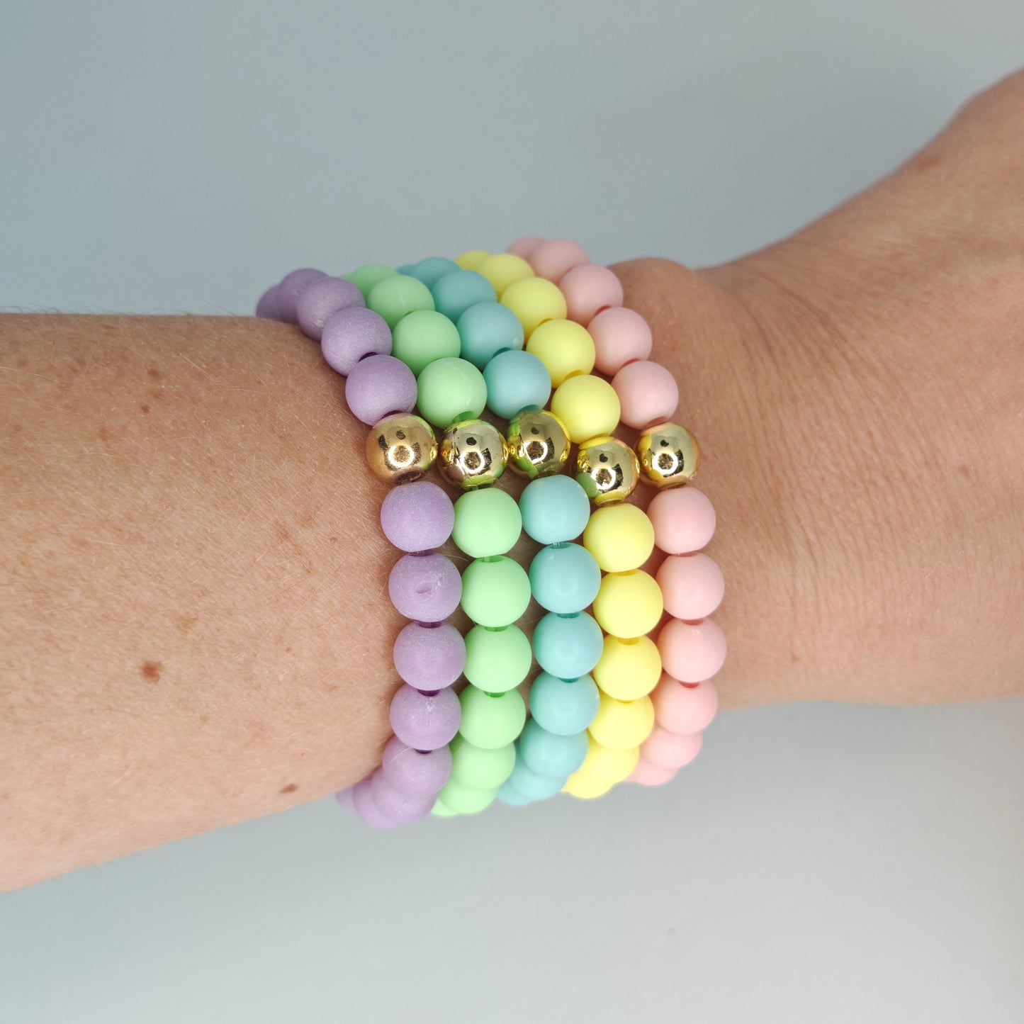 ACIDULÉ - bracelet perles pastel - PLUSIEURS COLORIS