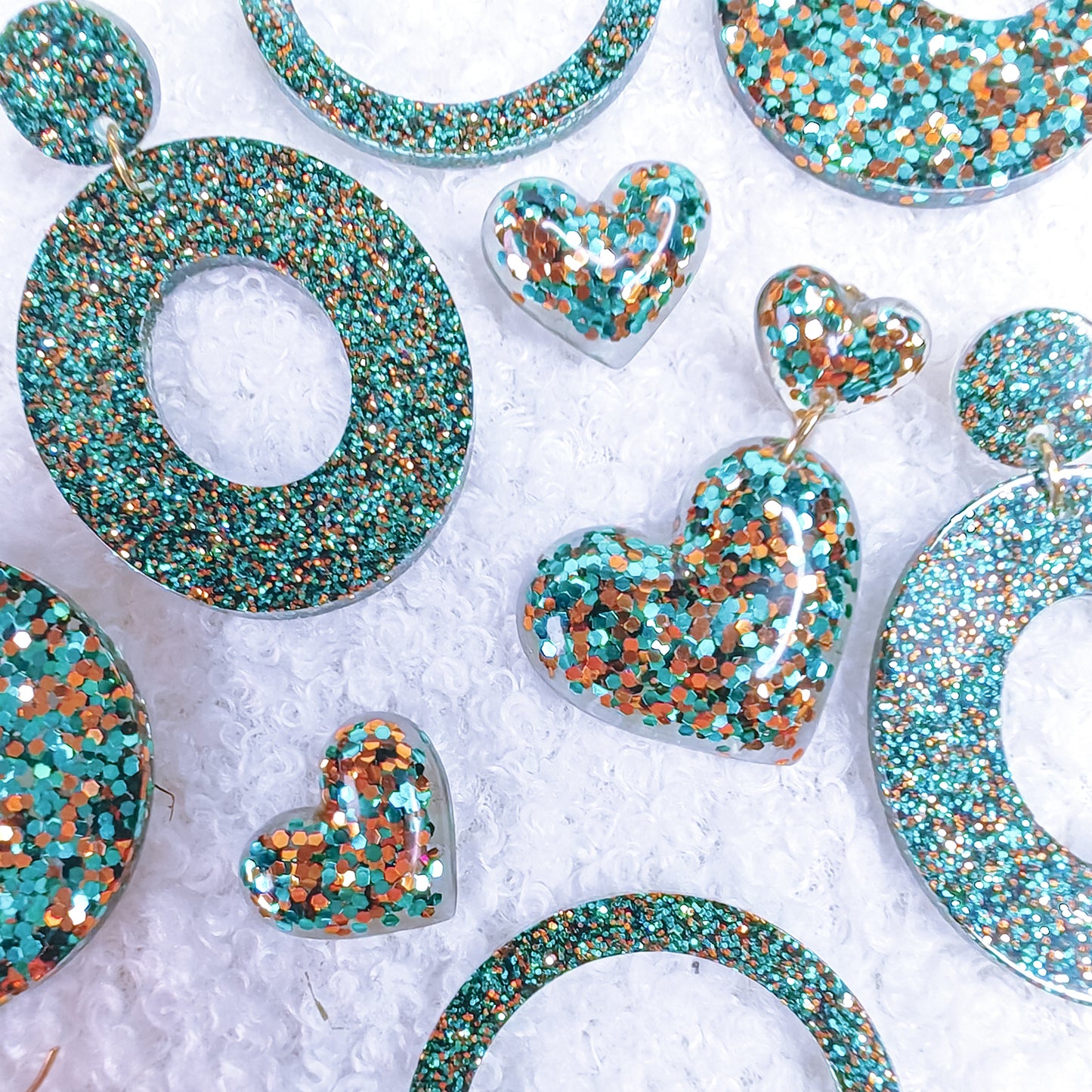 GLITTER FALL - collection capsules - boucles d'oreilles