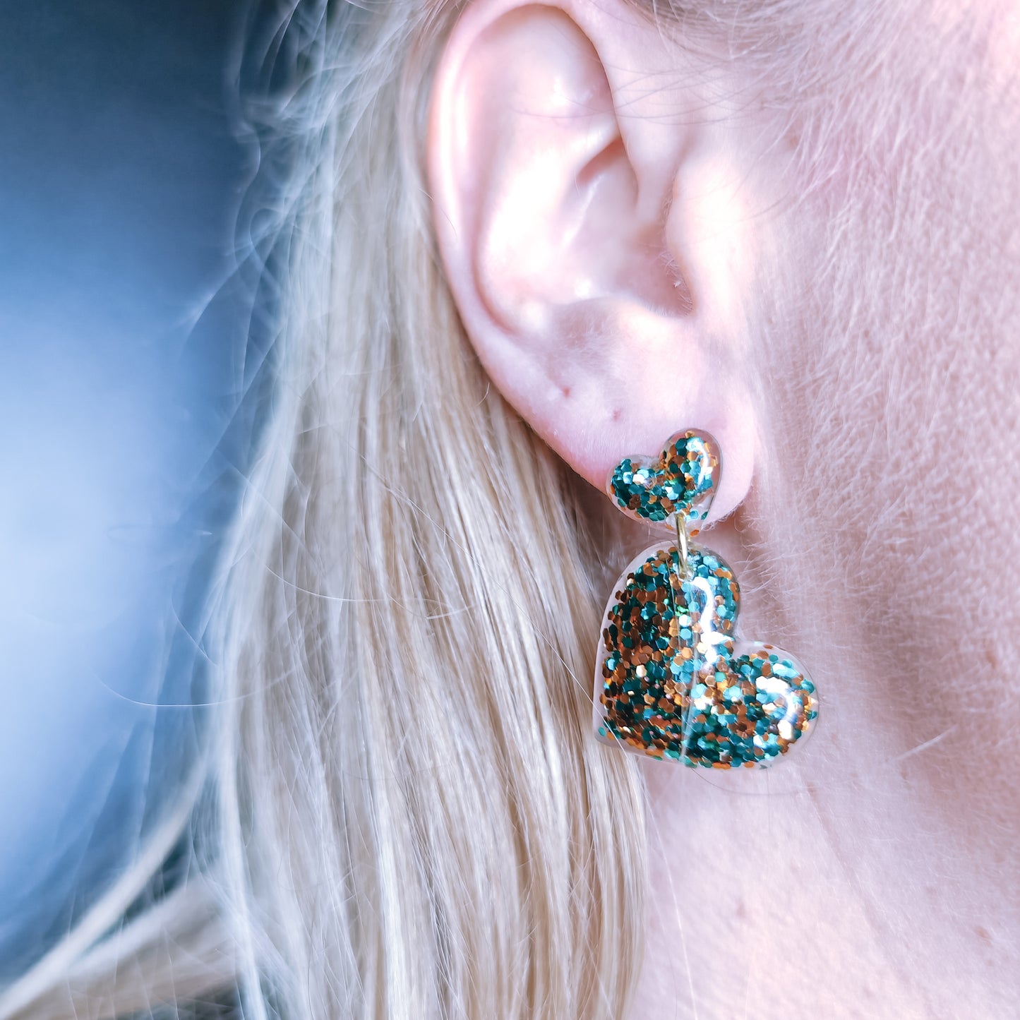 GLITTER FALL - collection capsules - boucles d'oreilles