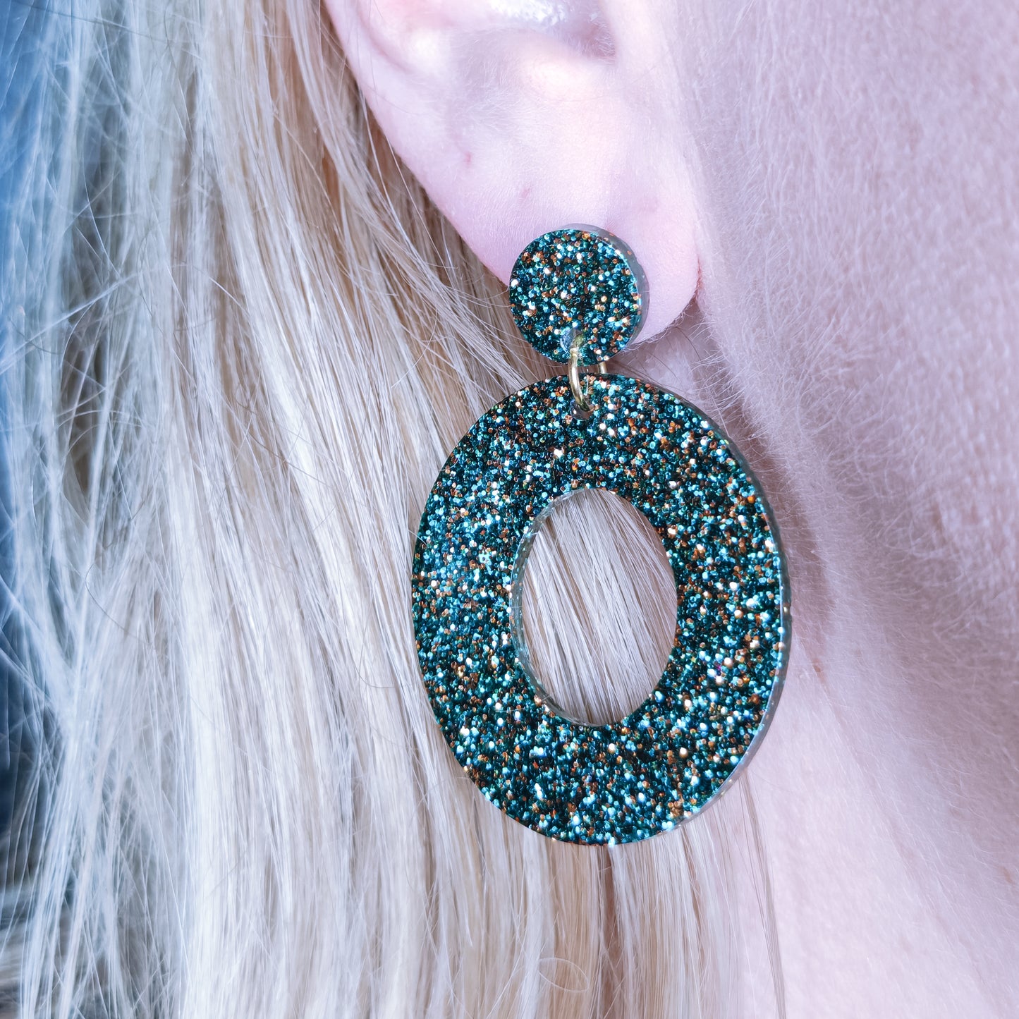 GLITTER FALL - collection capsules - boucles d'oreilles
