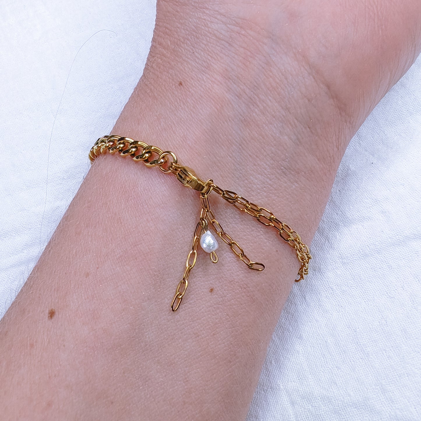 SEREINE - bracelet - duo de chaînes