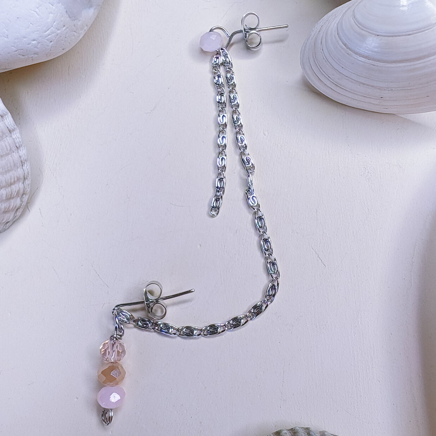 SPIRITUELLE - boucles d'oreilles - pour doubles trous