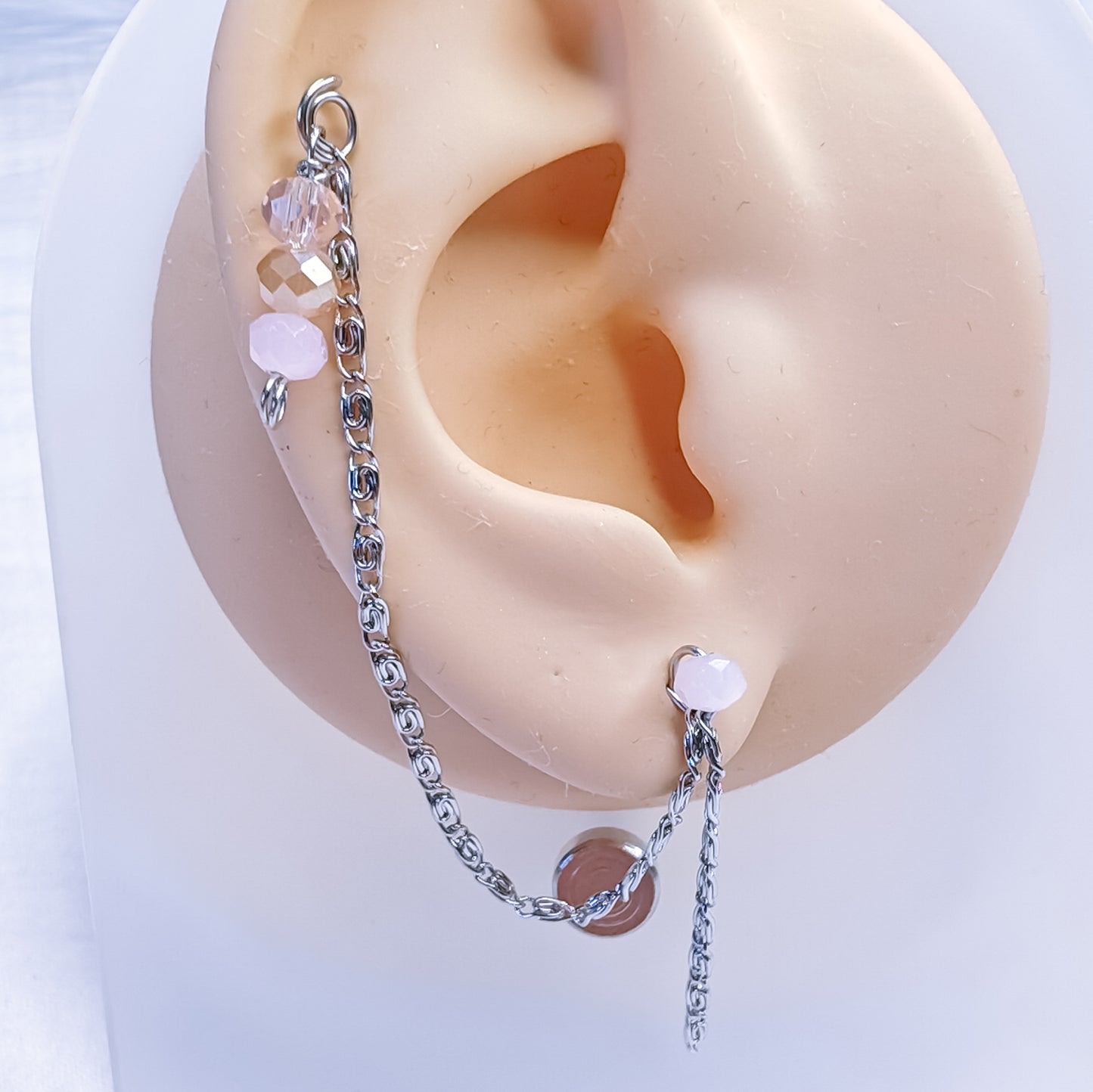 SPIRITUELLE - boucles d'oreilles - pour doubles trous