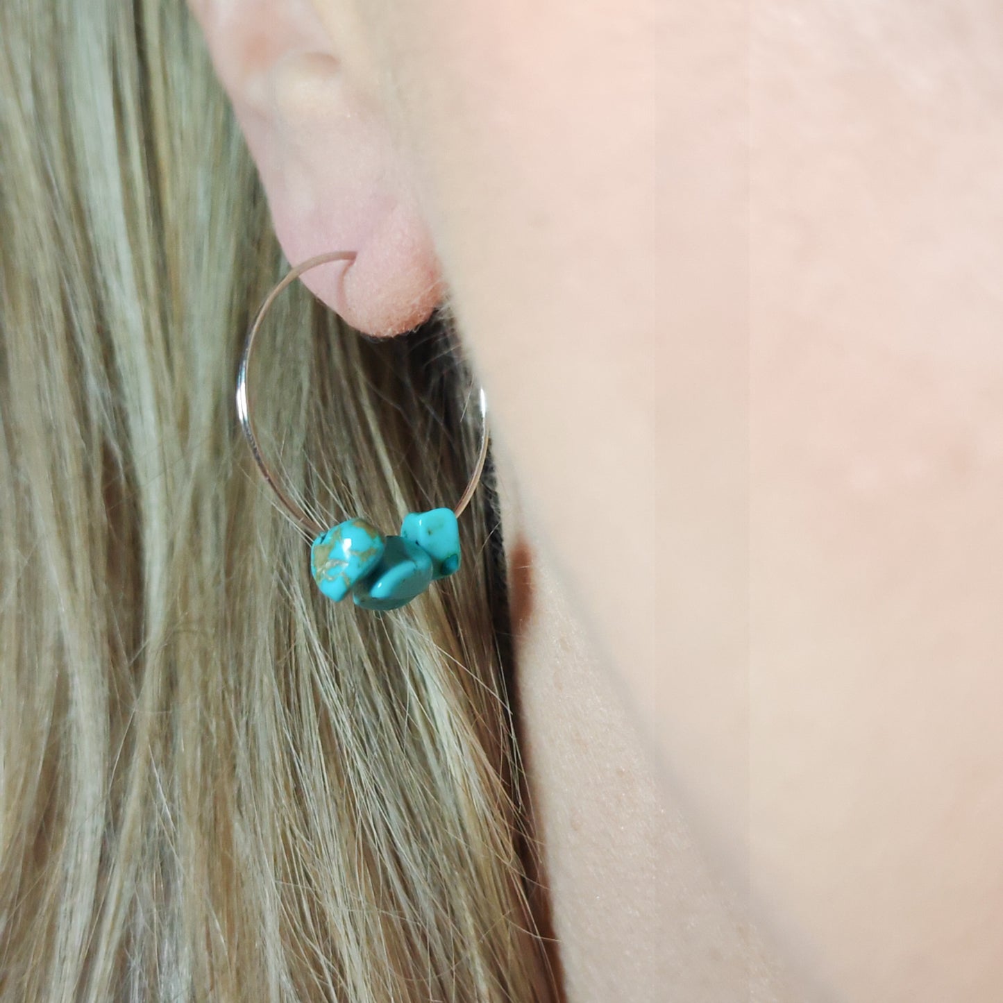 GRACIEUSE - Boucles d'oreilles - turquoise