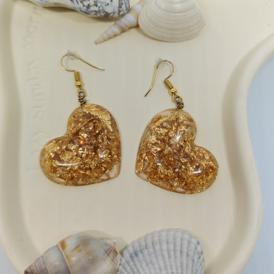 AMOUREUSE - boucles d'oreilles - cœur pendante