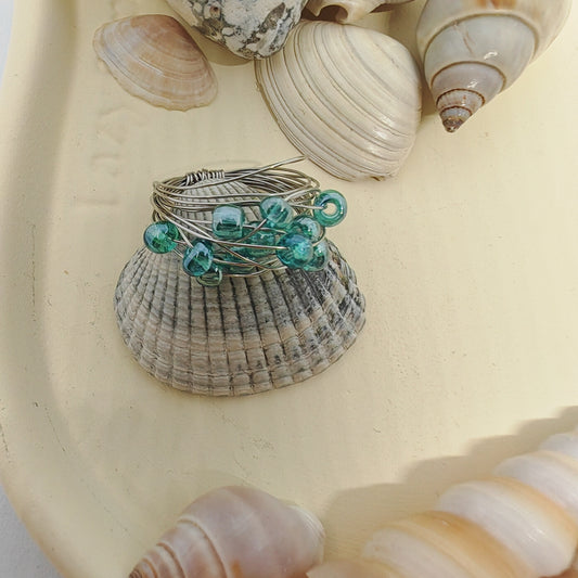 AQUATIQUE - bague fine - multi rangs