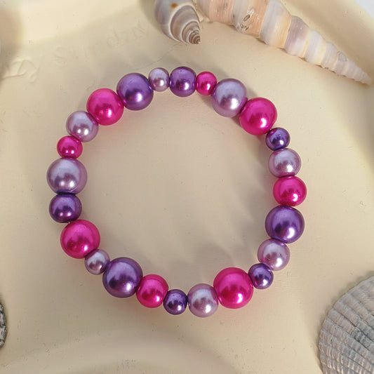SINCÈRE - bracelet - perles de verres colorées