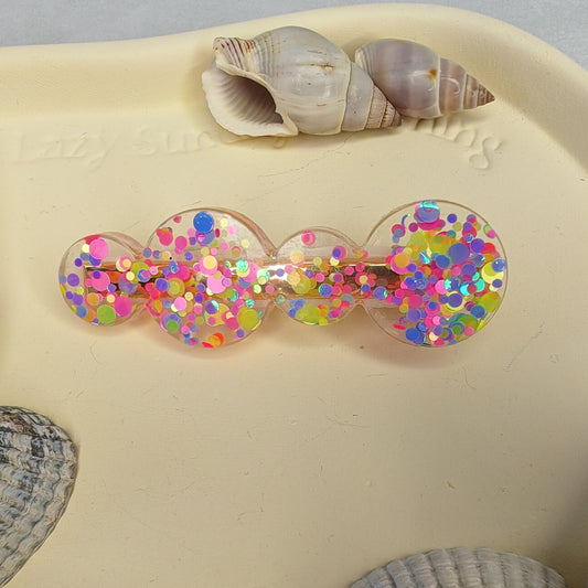 JOUFFLUE - barrette cheveux - 4 ronds