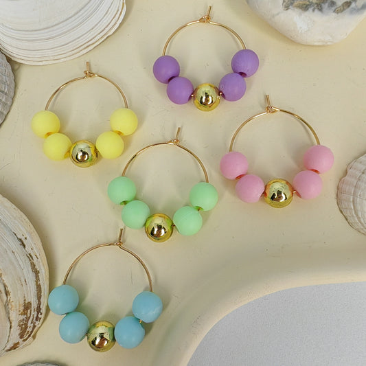 ACIDULÉ - boucles d'oreilles pastel - PLUSIEURS COLORIS