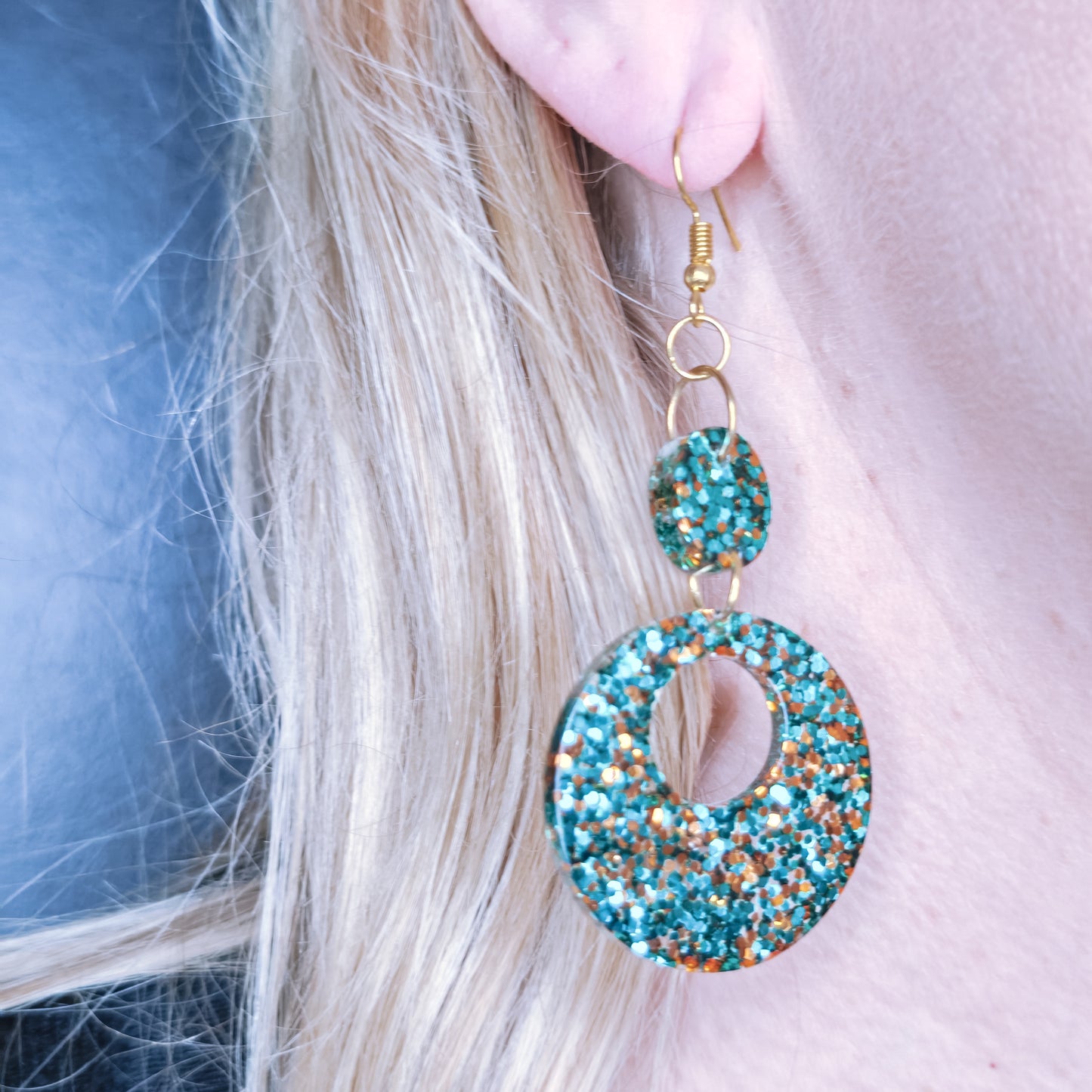 GLITTER FALL - collection capsules - boucles d'oreilles