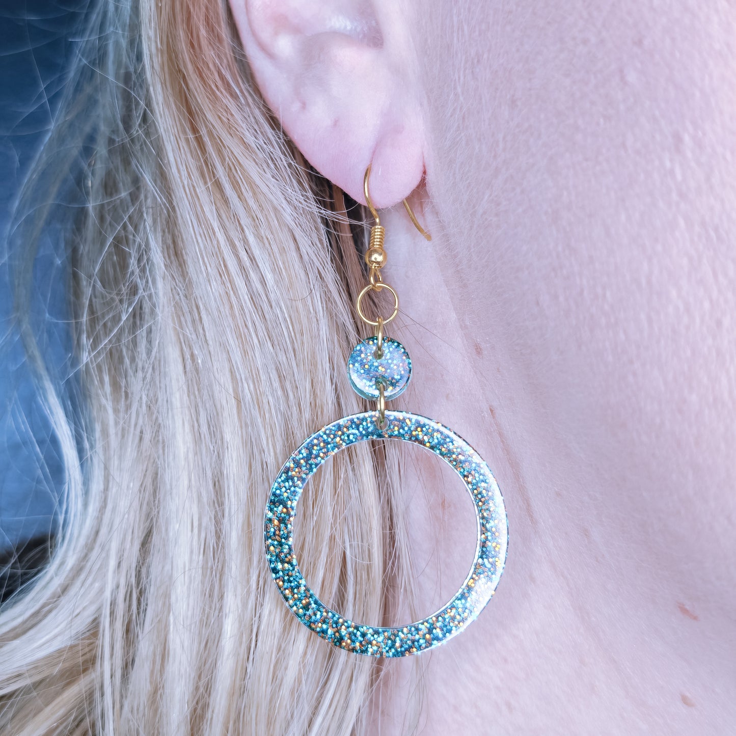 GLITTER FALL - collection capsules - boucles d'oreilles