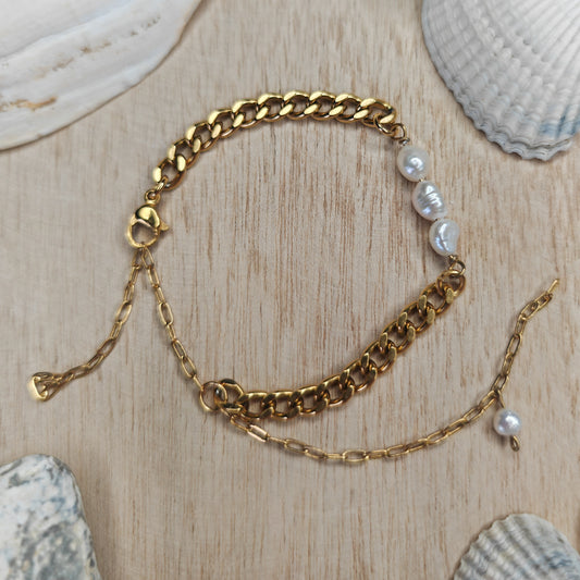 SEREINE - bracelet - duo de chaînes