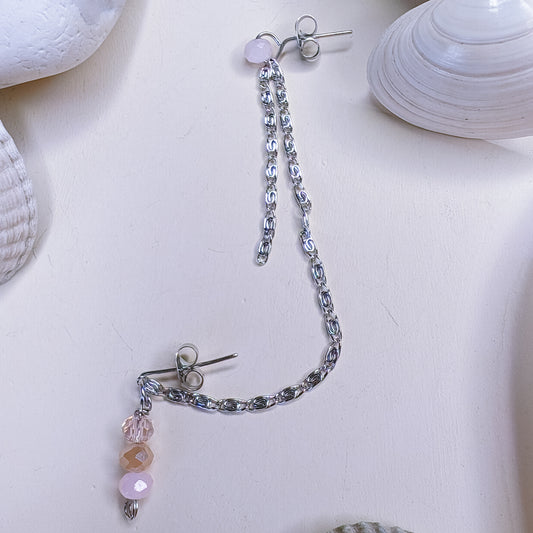 SPIRITUELLE - boucles d'oreilles - pour doubles trous