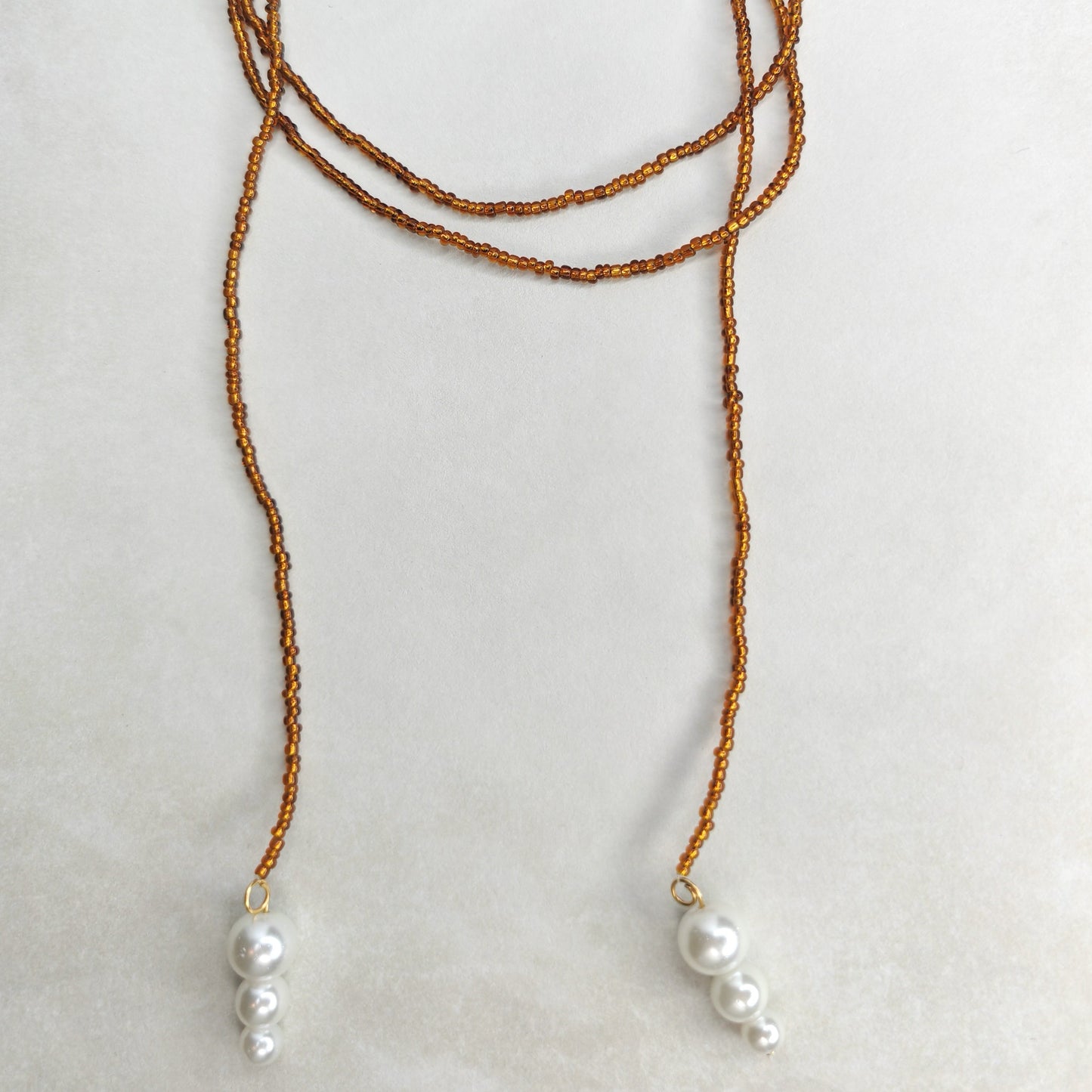 collier multipostions perles